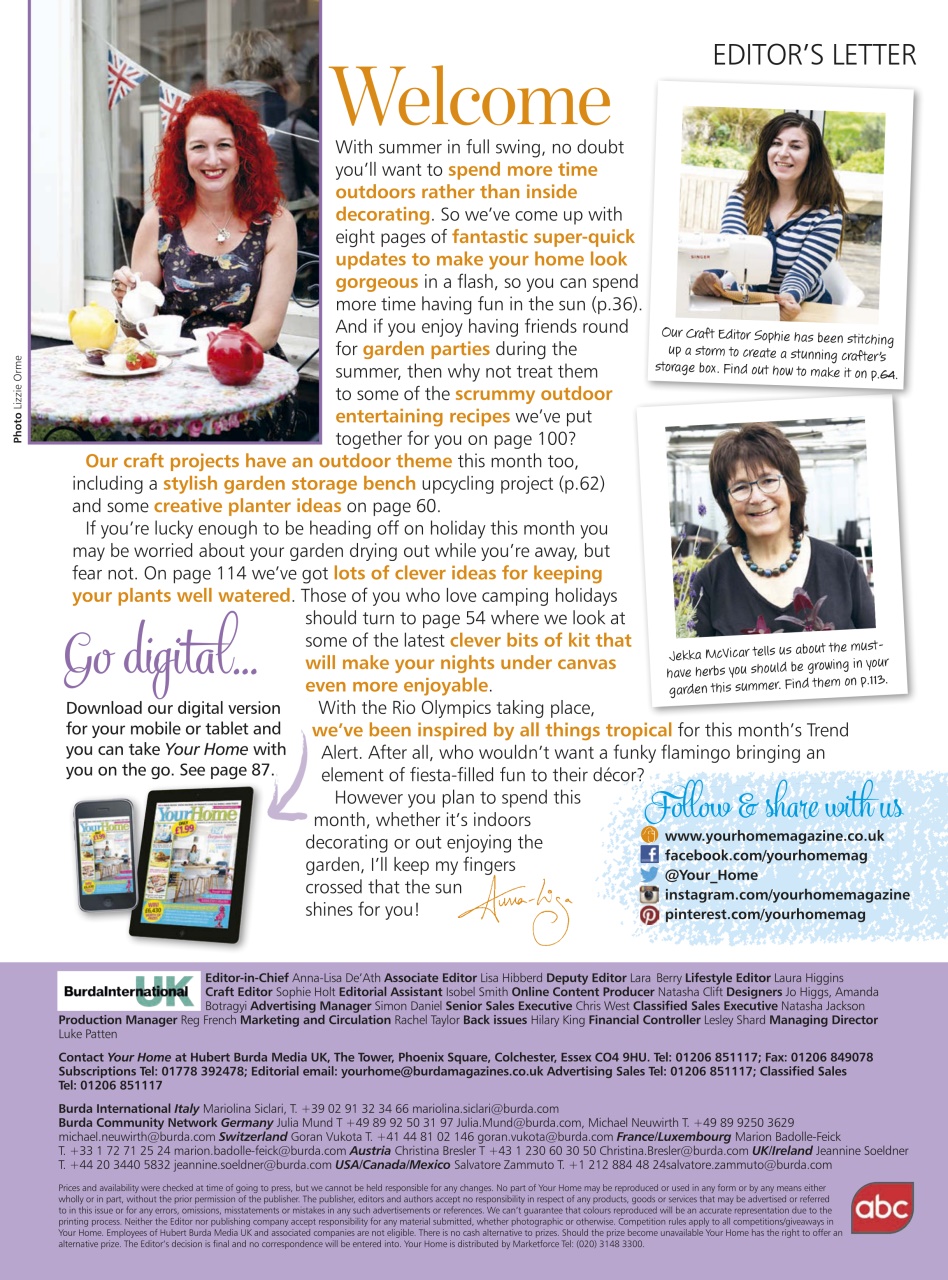 Your Home Magazine Preview Pages