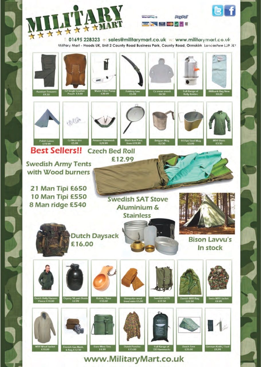 Bushcraft & Survival Skills Magazine Preview Pages