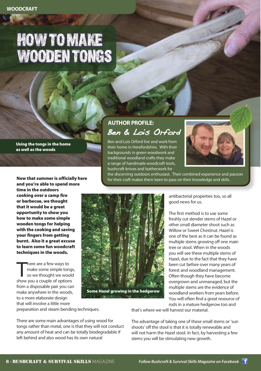 Bushcraft & Survival Skills Magazine Preview Pages