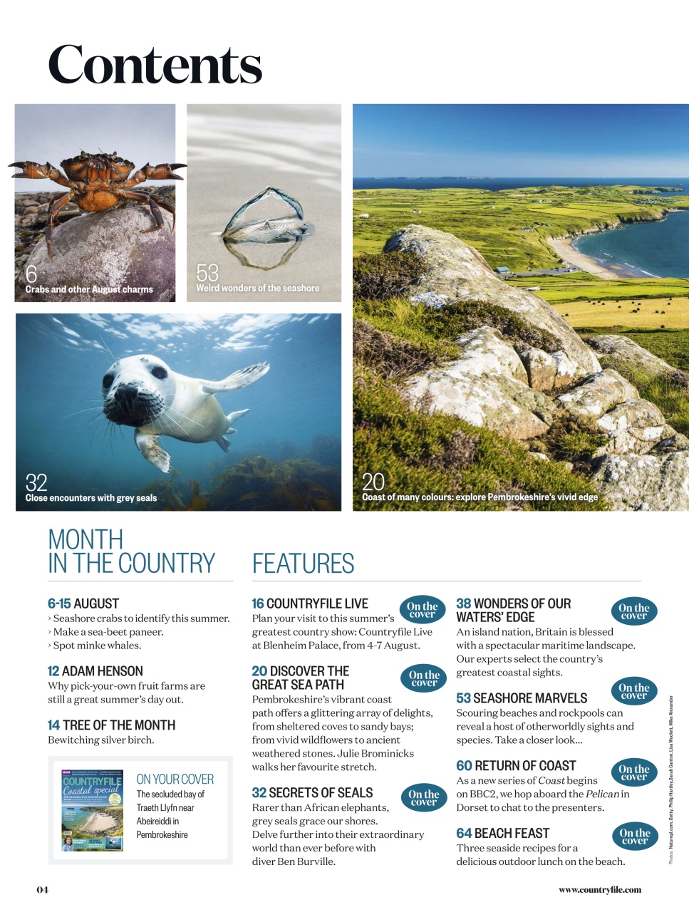 BBC Countryfile Magazine Preview Pages