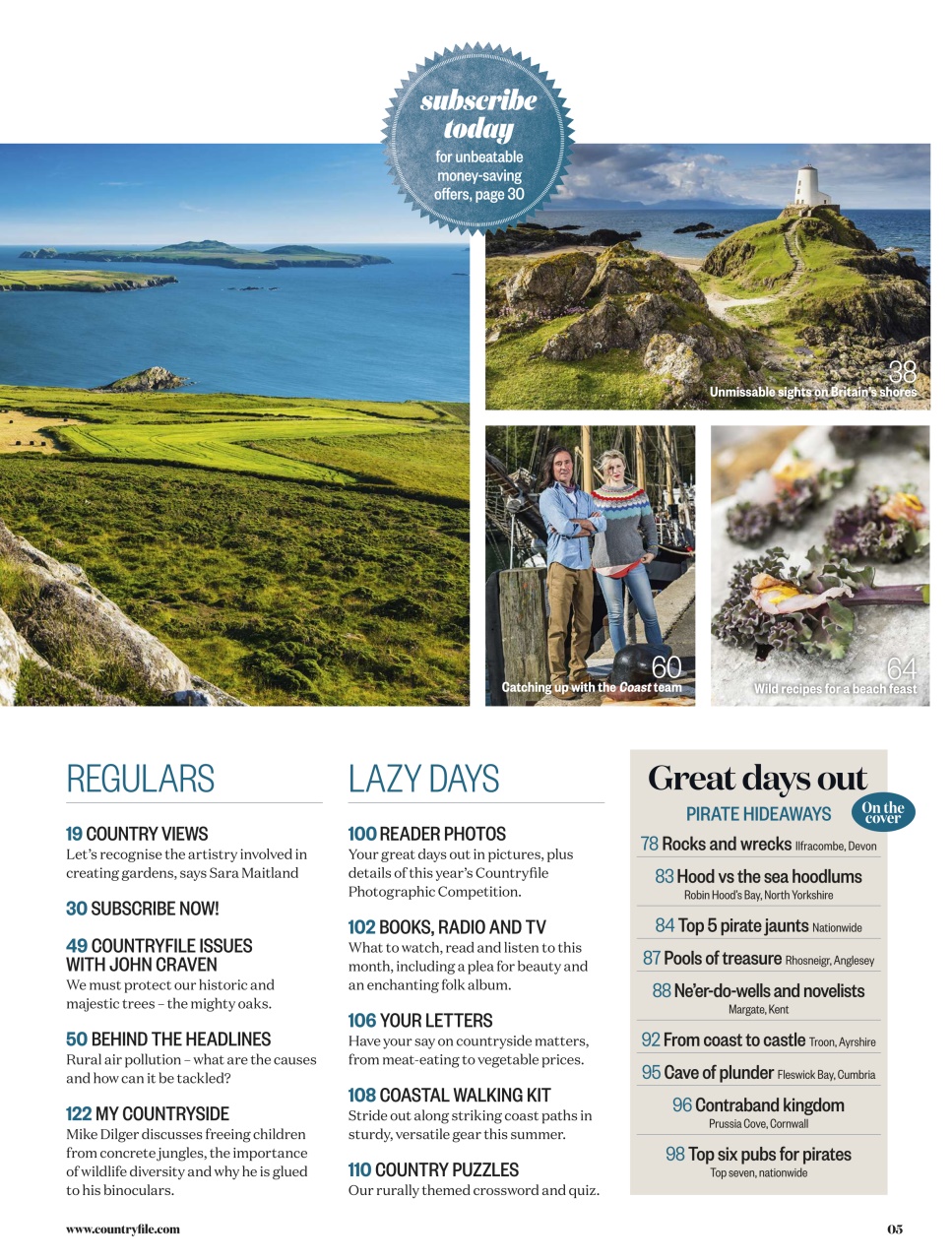 BBC Countryfile Magazine Preview Pages