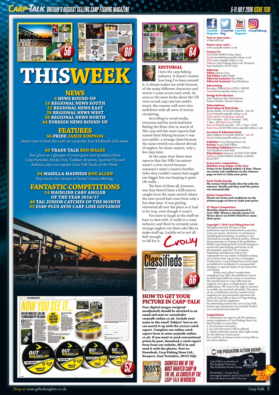 Carp-Talk Preview Pages