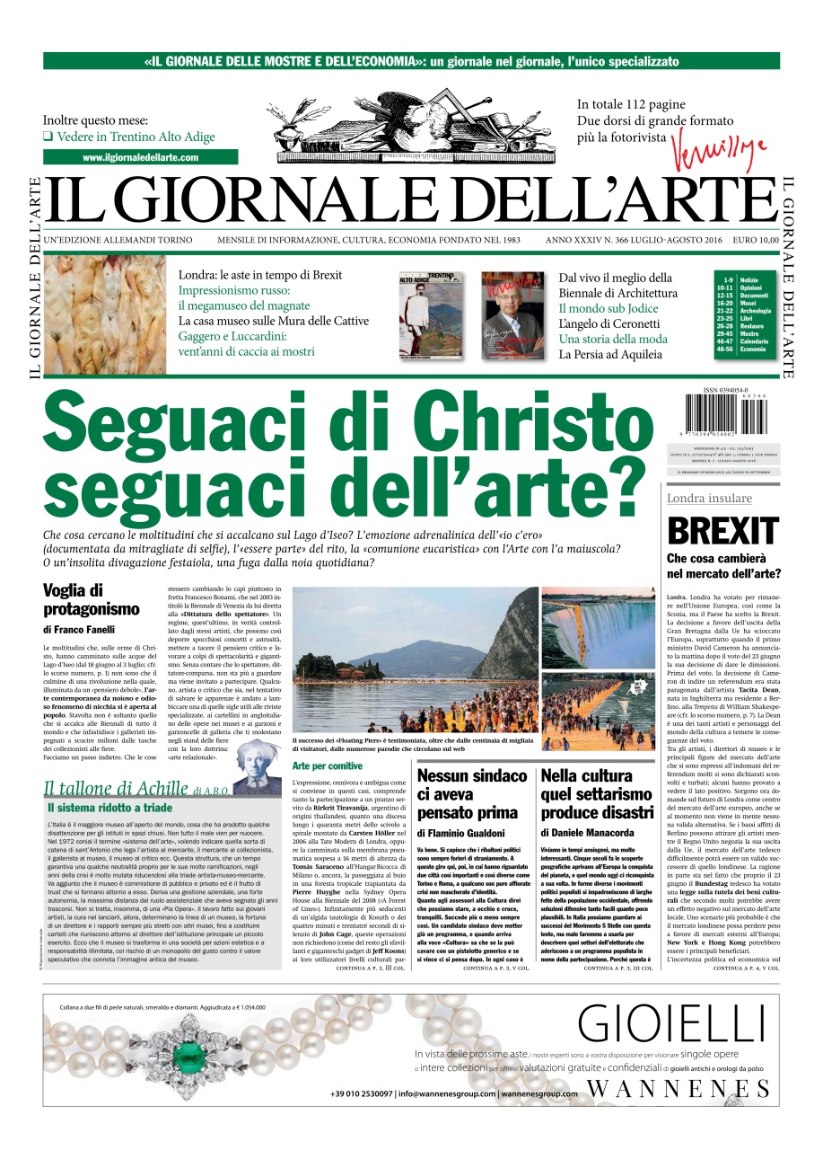 Il Giornale Dell’Arte Preview Pages