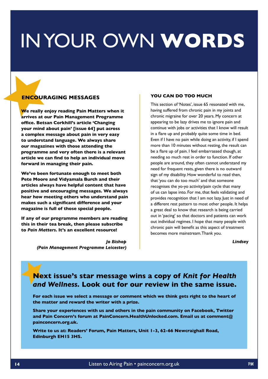 Pain Matters Preview Pages