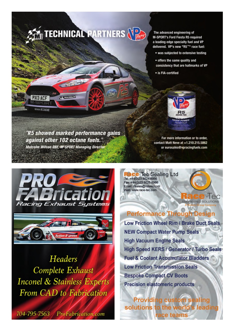 Race Engine Technology Preview Pages