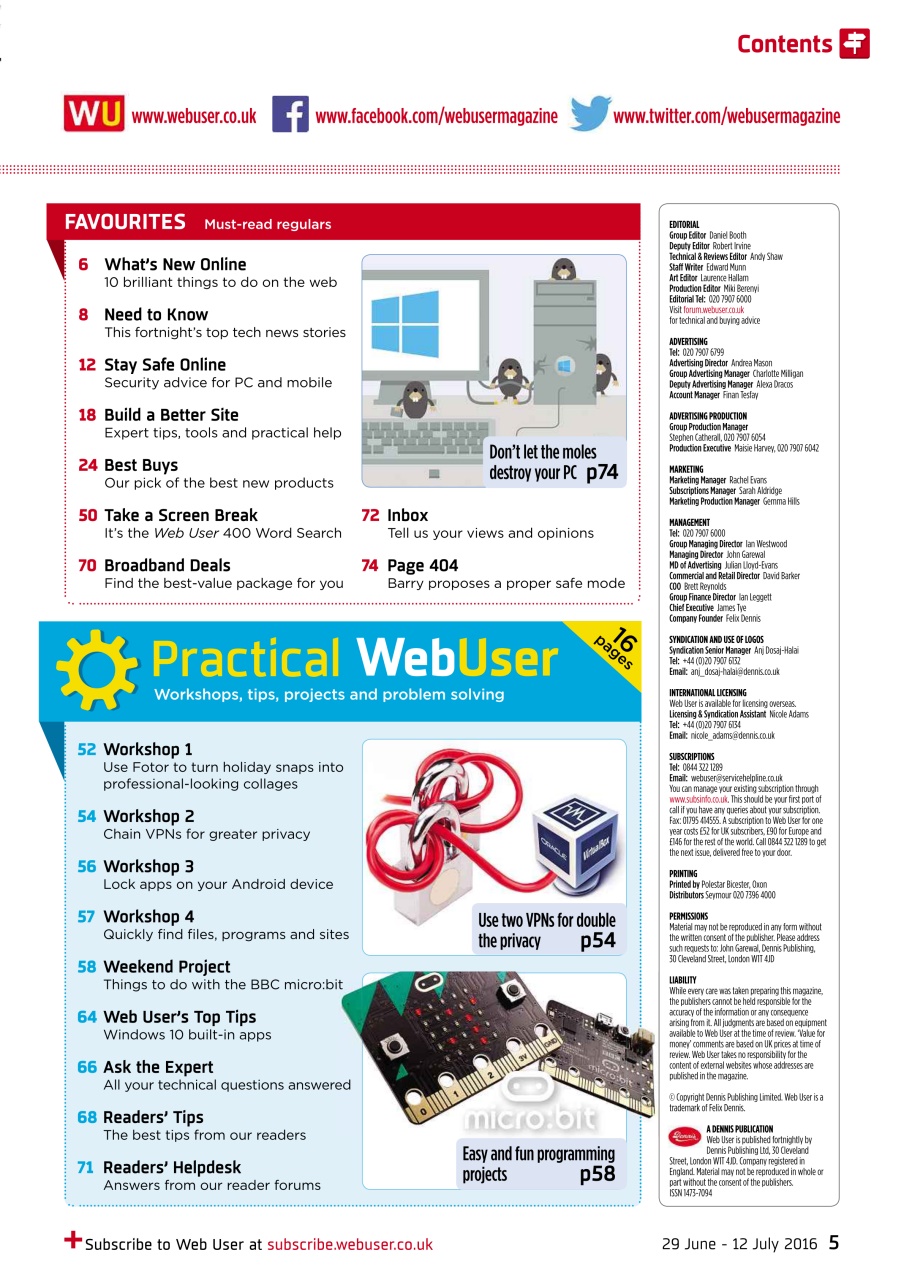 Webuser Preview Pages