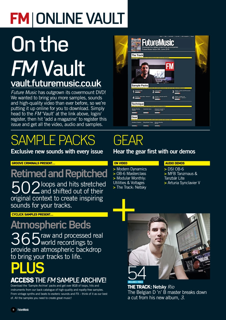 Future Music Preview Pages