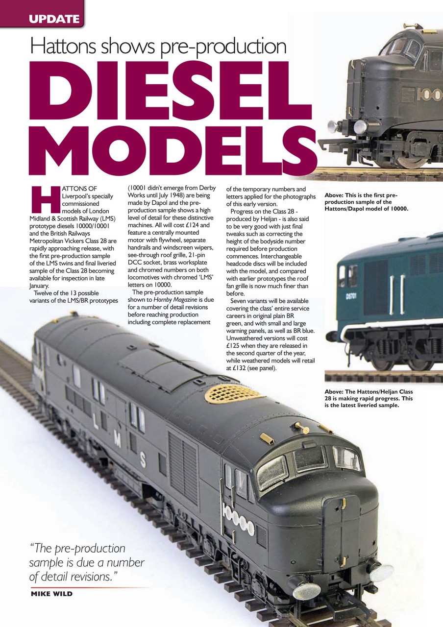 Hornby Magazine Preview Pages