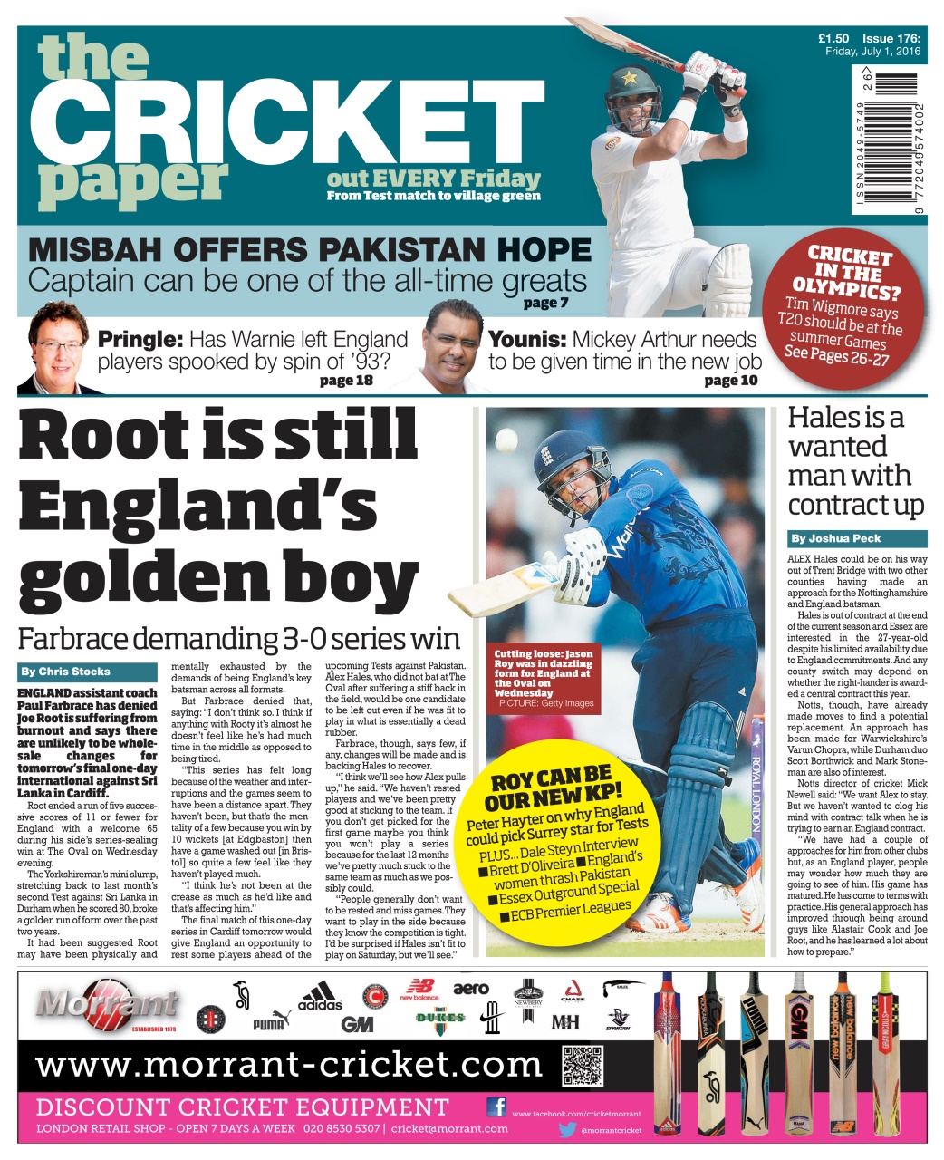 The Cricket Paper Preview Pages