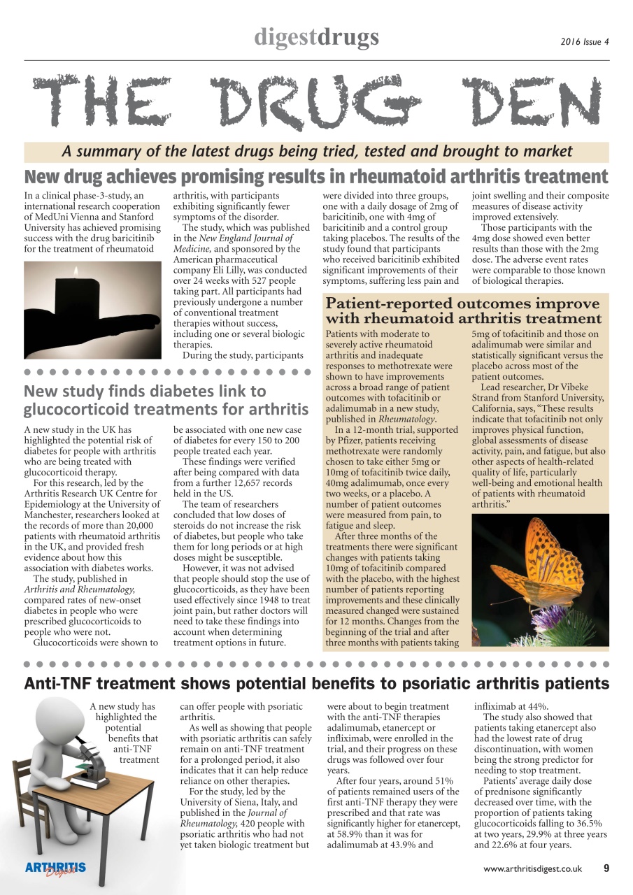 Arthritis Digest Preview Pages