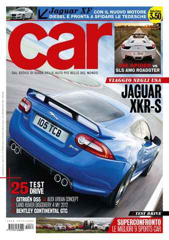 CAR magazine Italia issue TRENTAQUATTRO