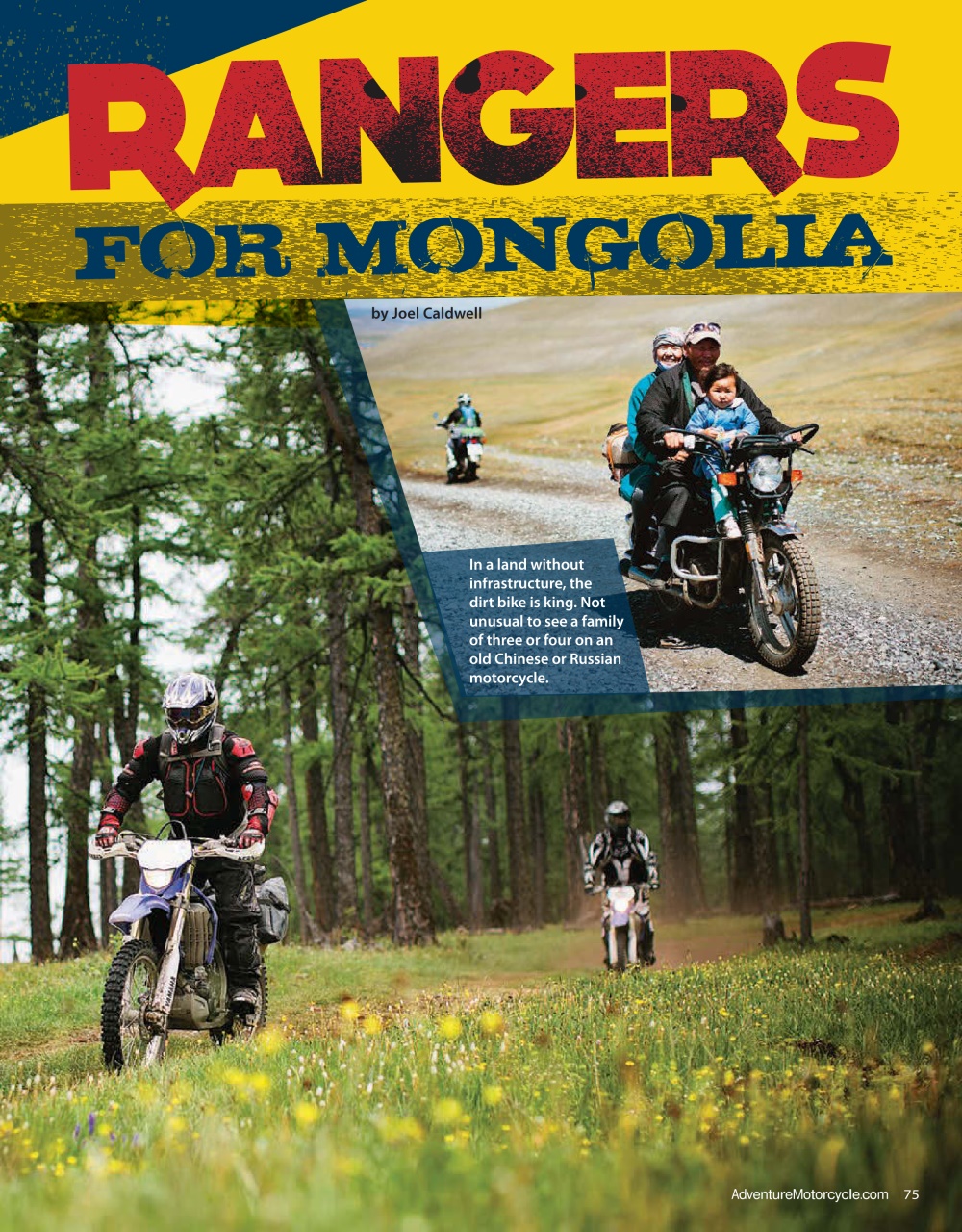 Adventure Motorcycle Preview Pages