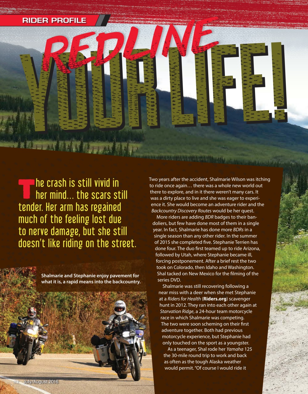 Adventure Motorcycle Preview Pages