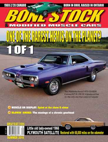 Muscle Cars issue Summer 2016