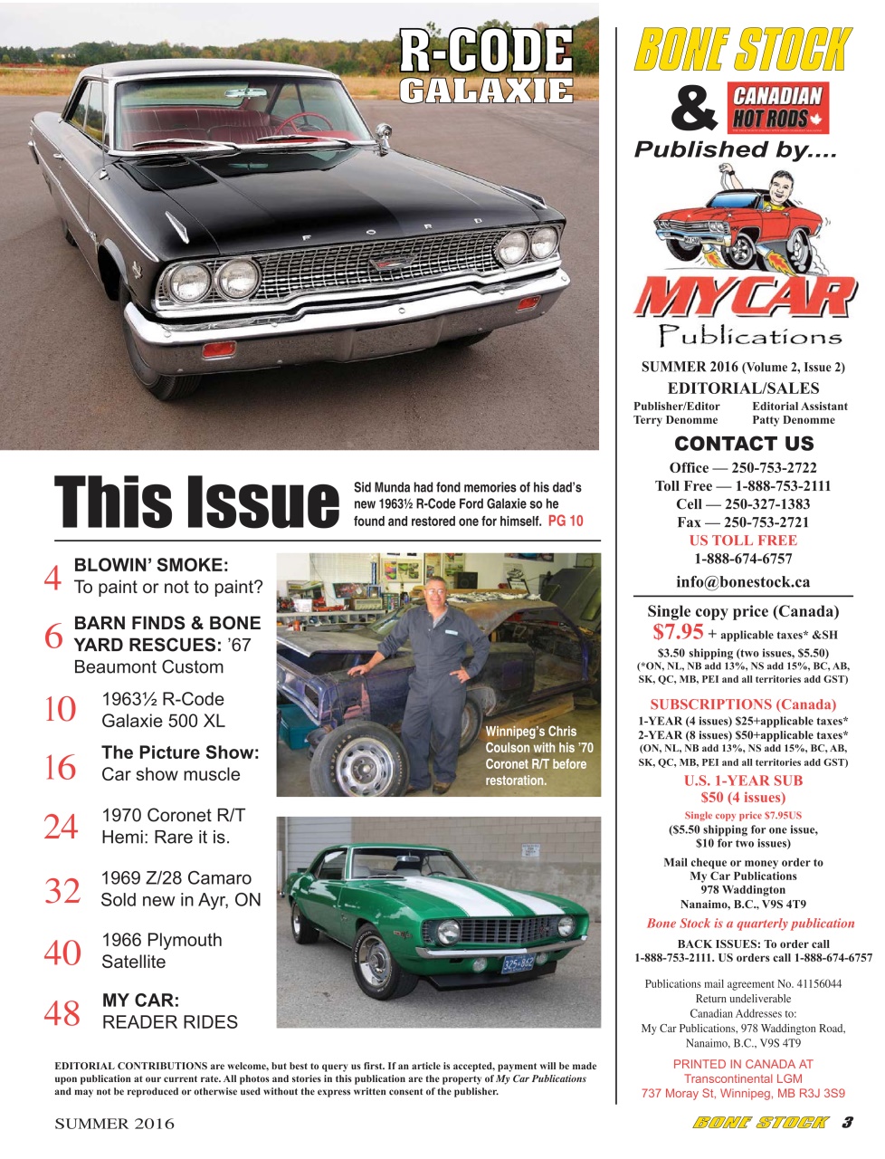 Muscle Cars Preview Pages