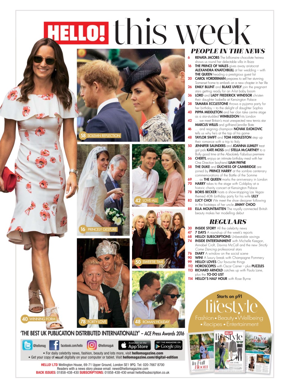 Hello! Magazine Preview Pages