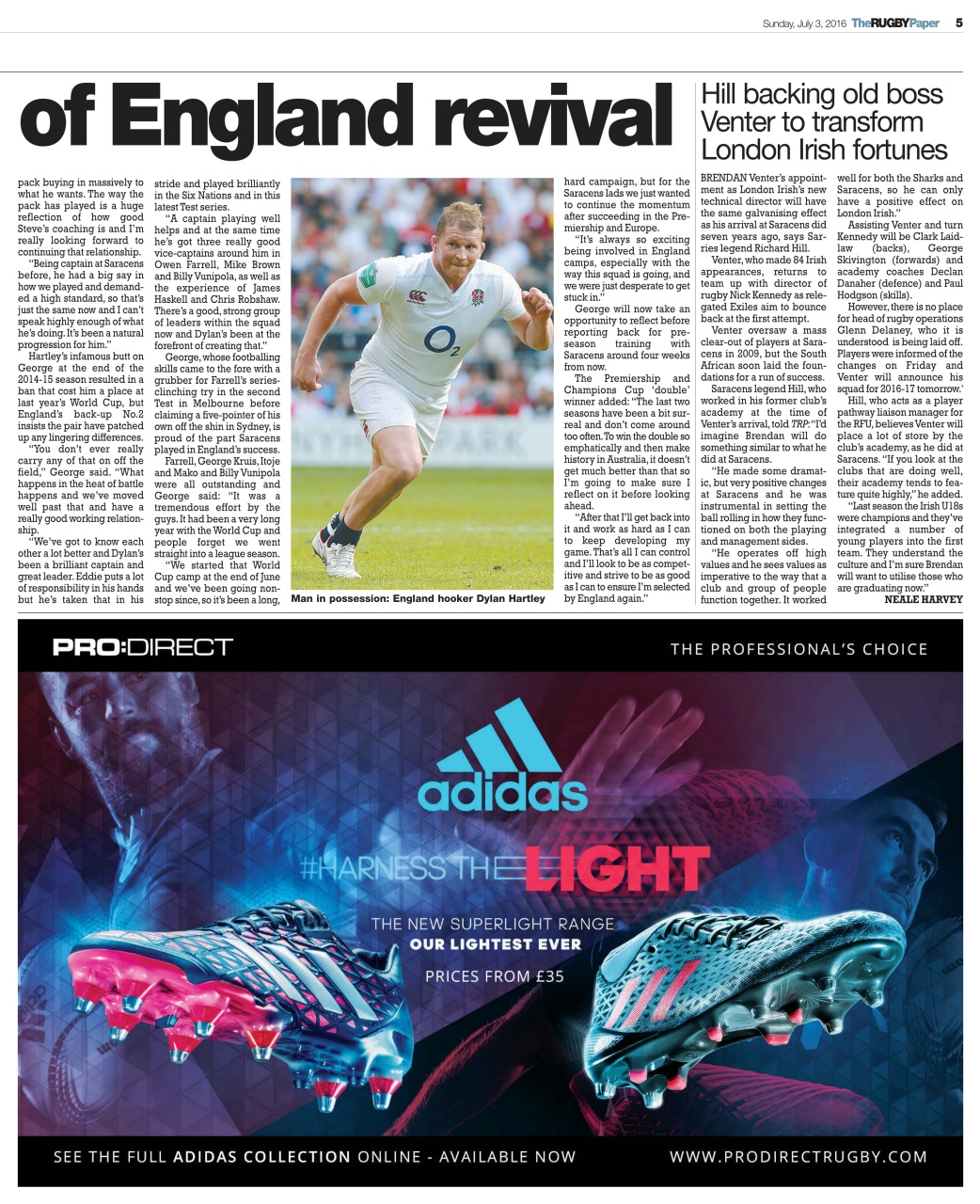 The Rugby Paper Preview Pages