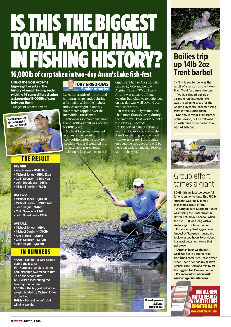 Angling Times Preview Pages