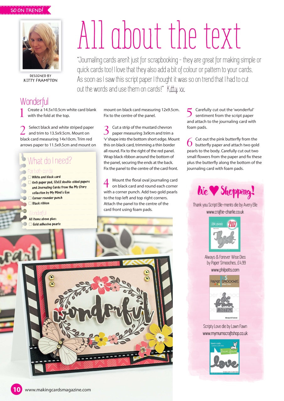 Making Cards & Papercraft Preview Pages