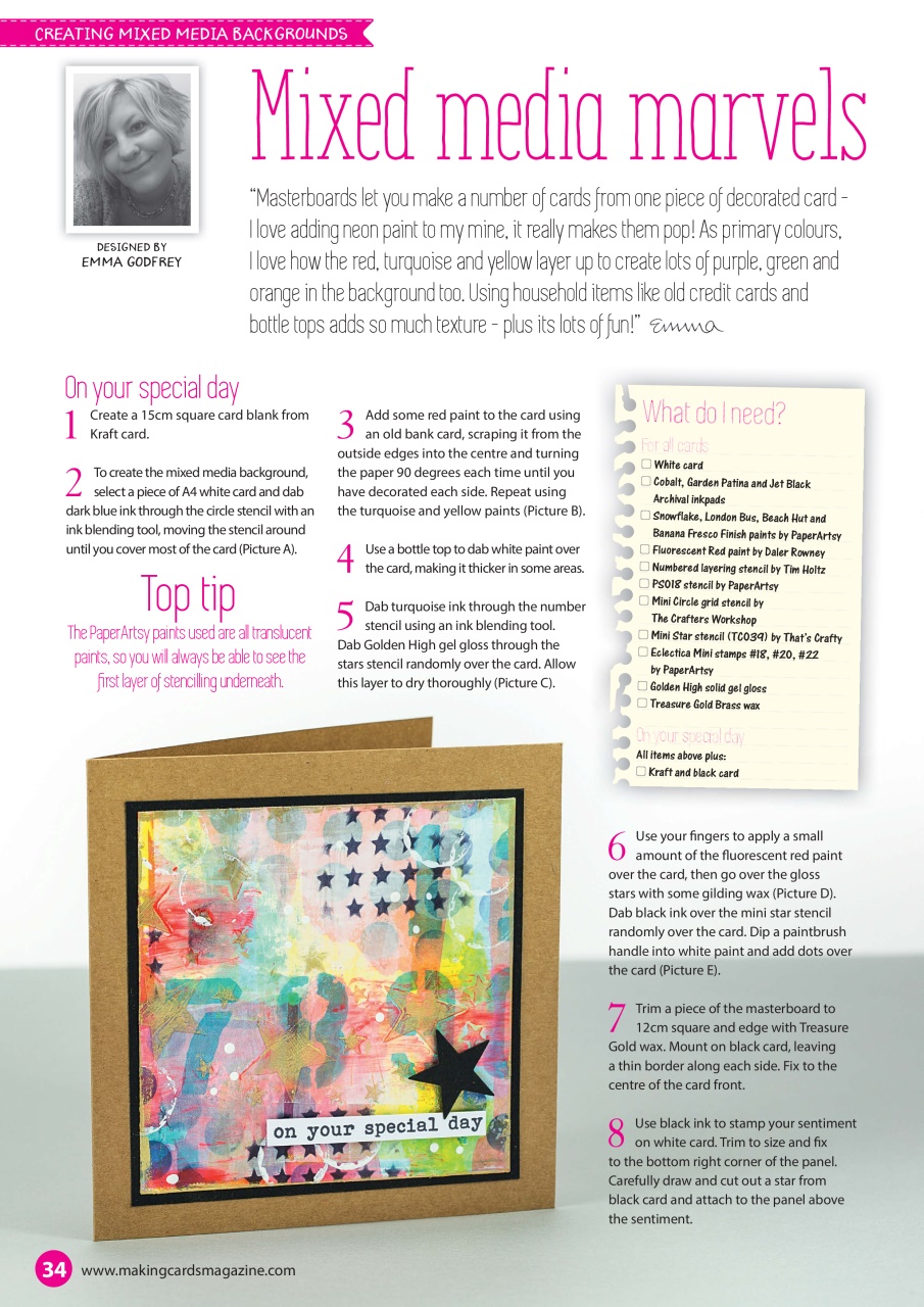 Making Cards & Papercraft Preview Pages