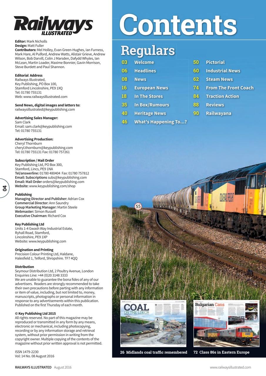 Railways Illustrated Preview Pages