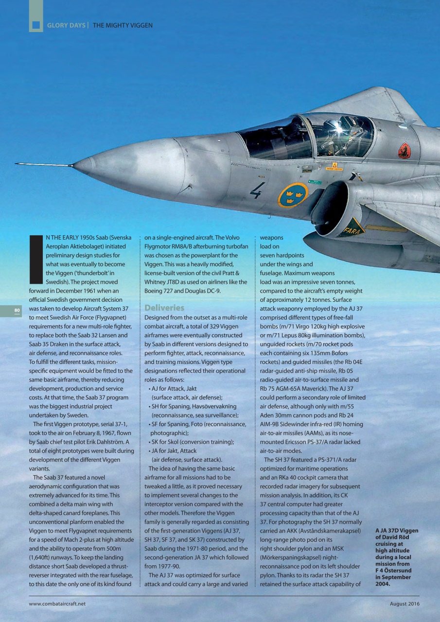 Combat Aircraft Journal Preview Pages