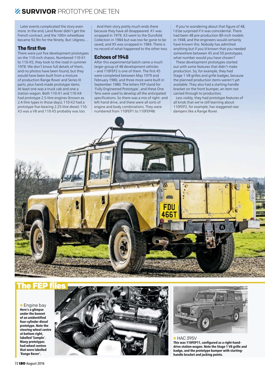 Land Rover Owner Preview Pages