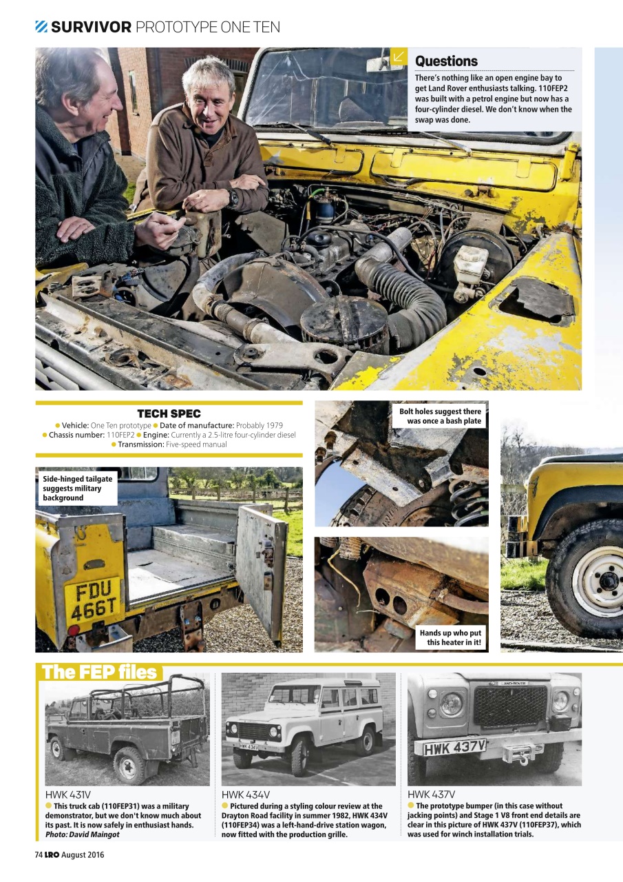 Land Rover Owner Preview Pages