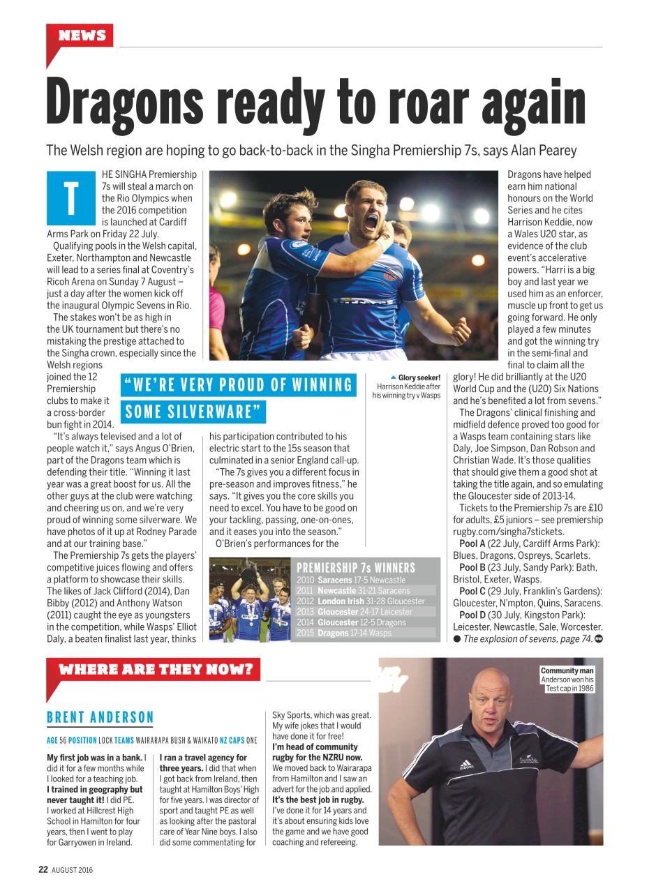 Rugby World Preview Pages