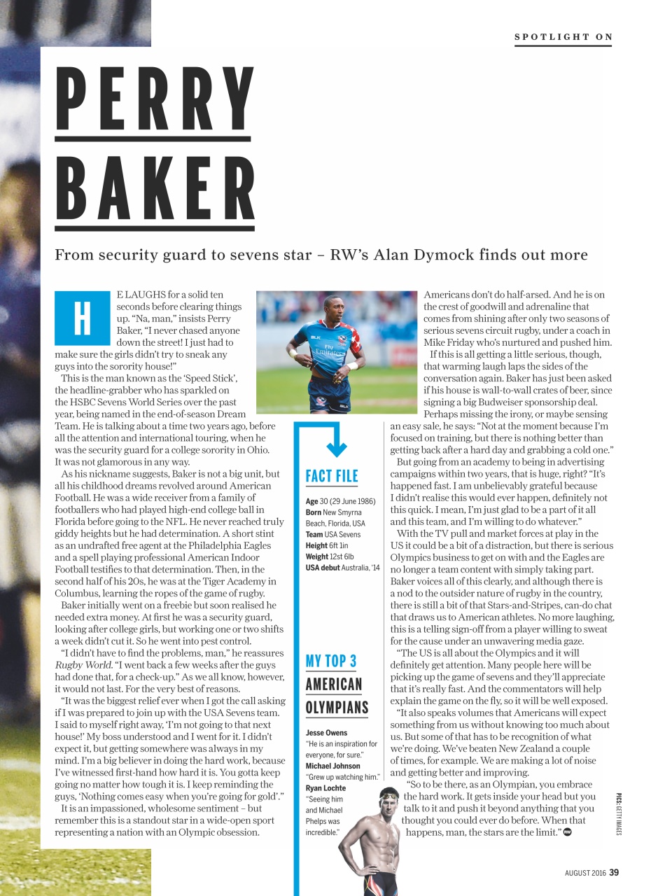 Rugby World Preview Pages