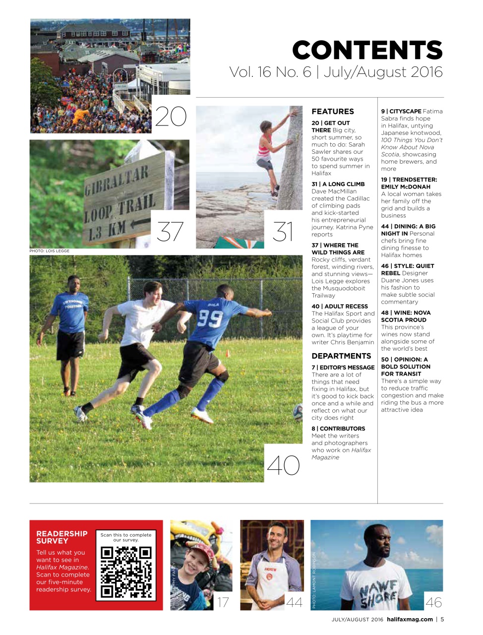 Halifax Magazine Preview Pages