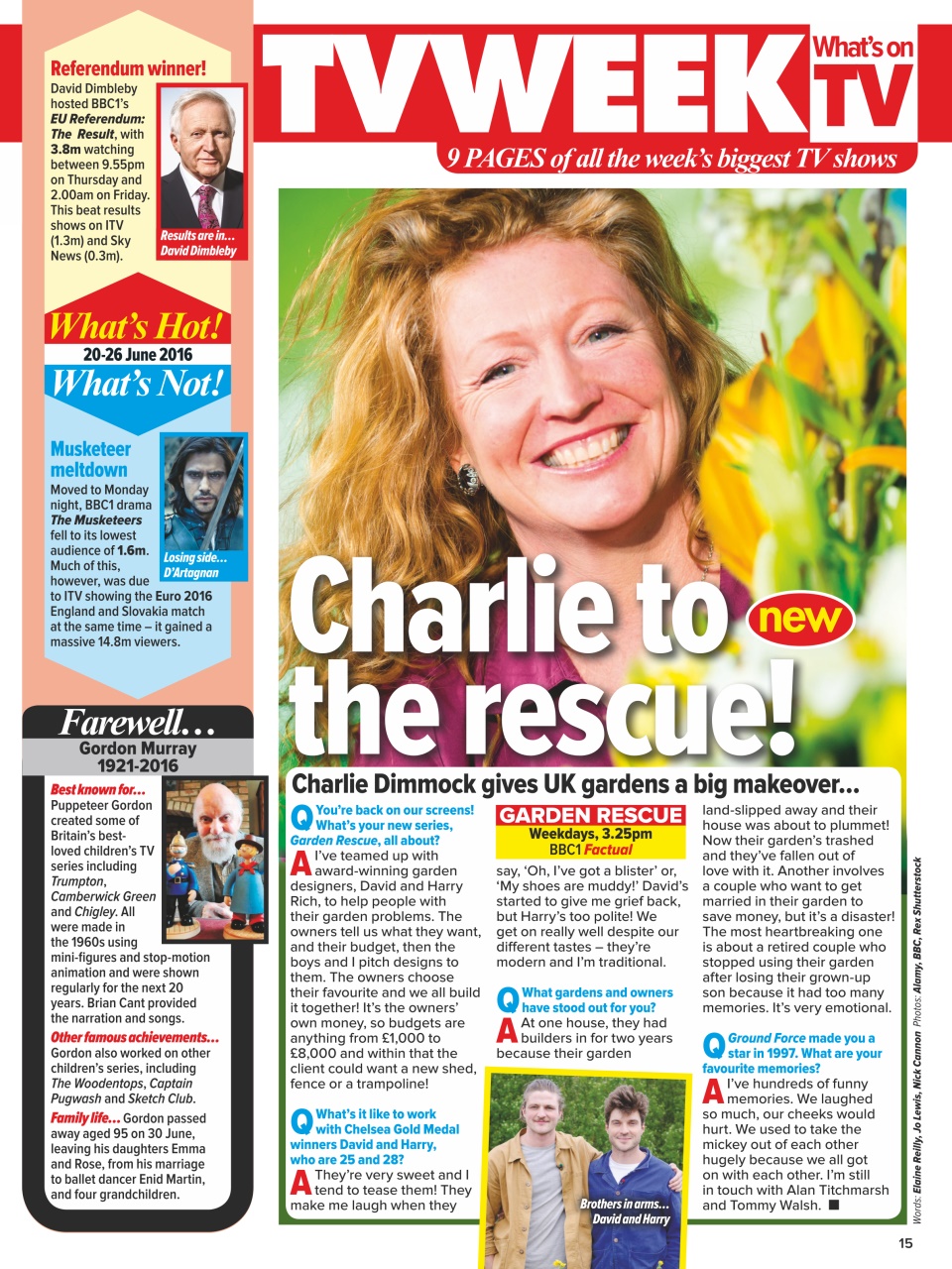 What's on TV Preview Pages