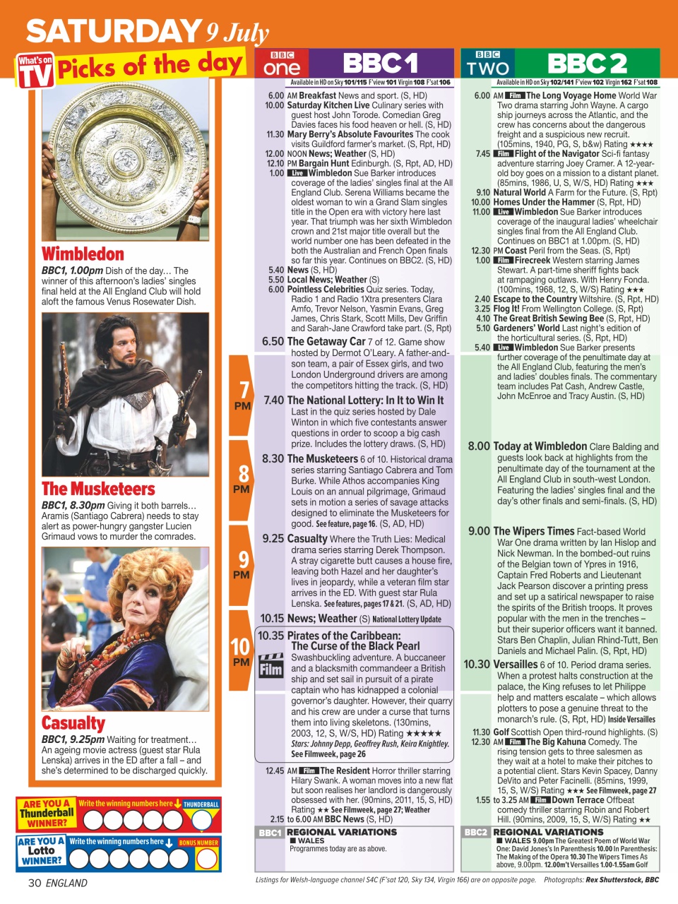 What's on TV Preview Pages