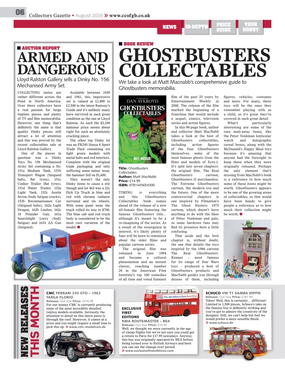 Collectors Gazette Preview Pages