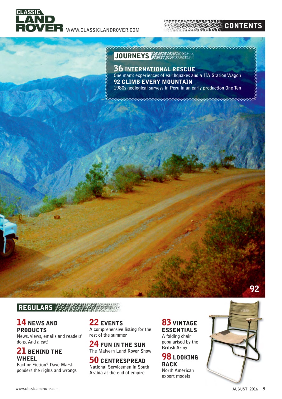 Classic Land Rover Magazine Preview Pages