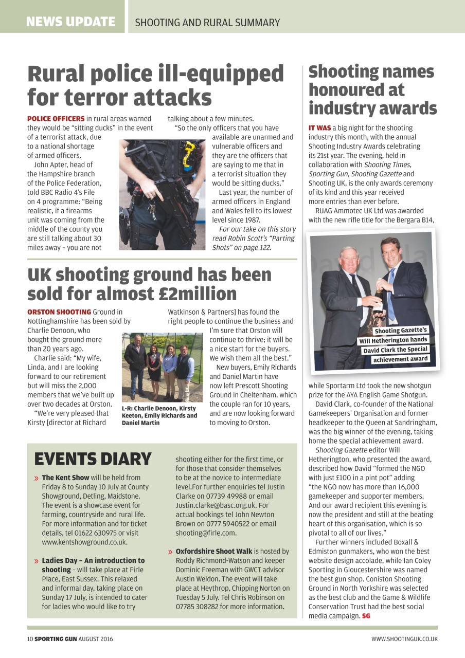 Sporting Gun Preview Pages