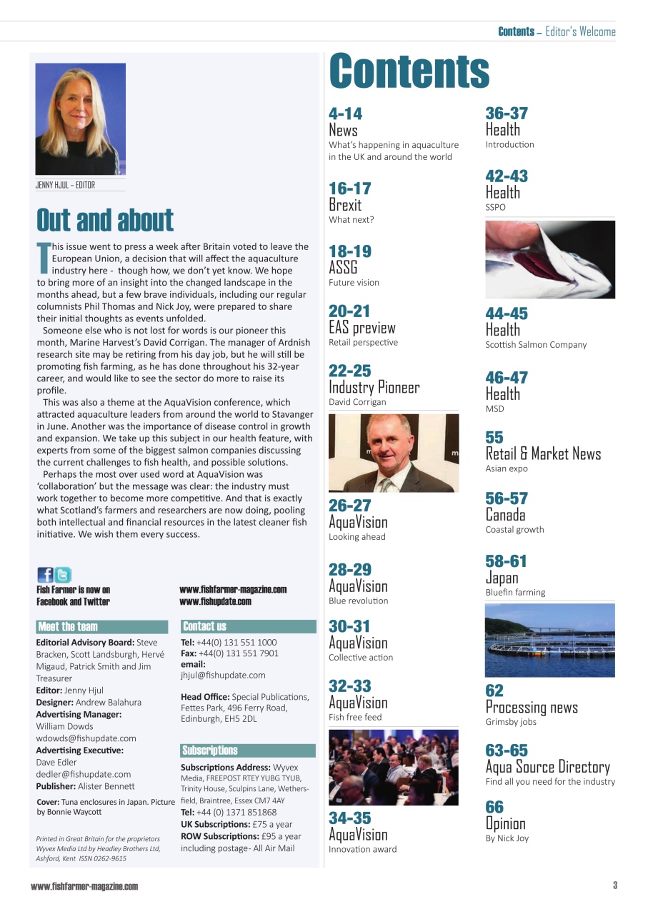 Fish Farmer Magazine Preview Pages