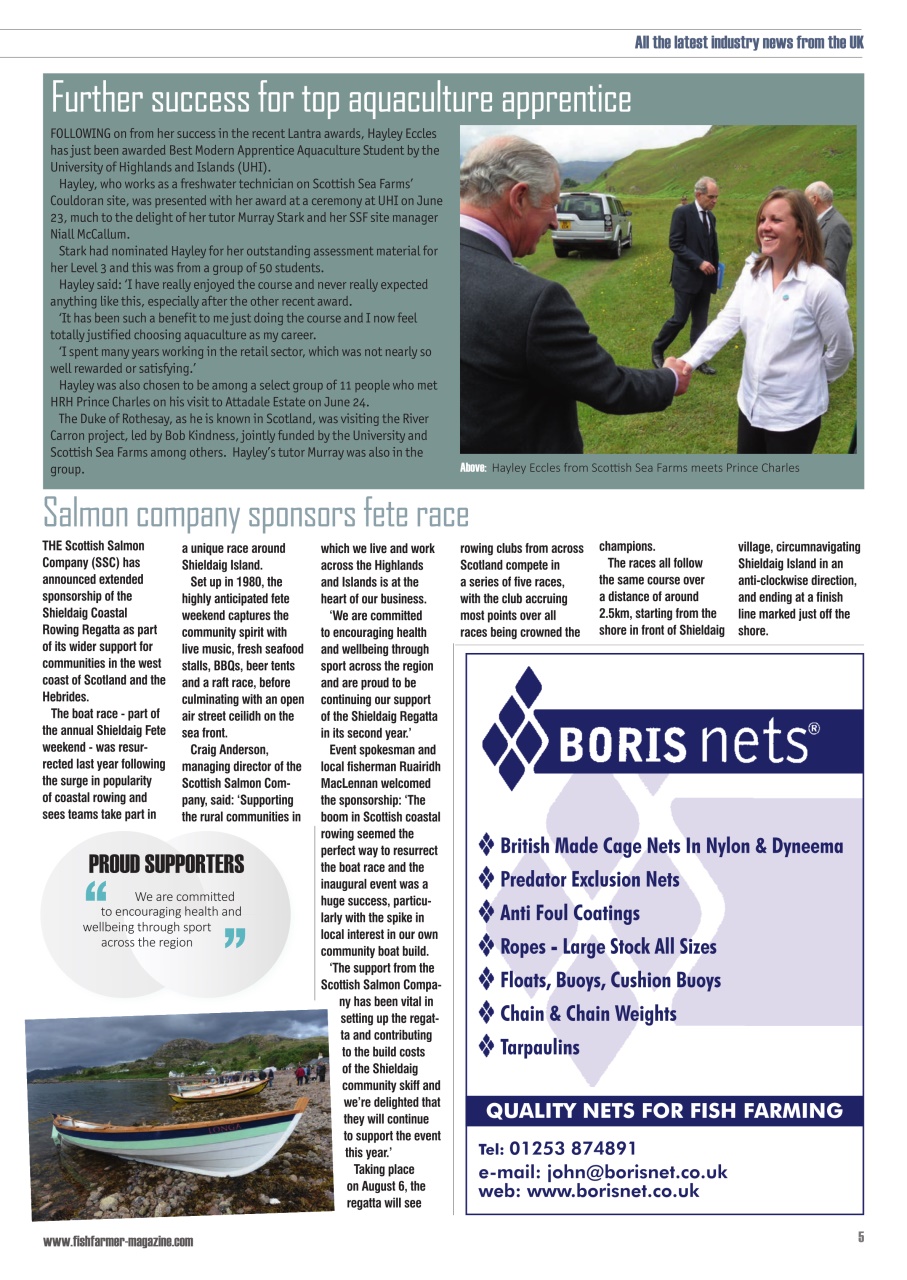 Fish Farmer Magazine Preview Pages