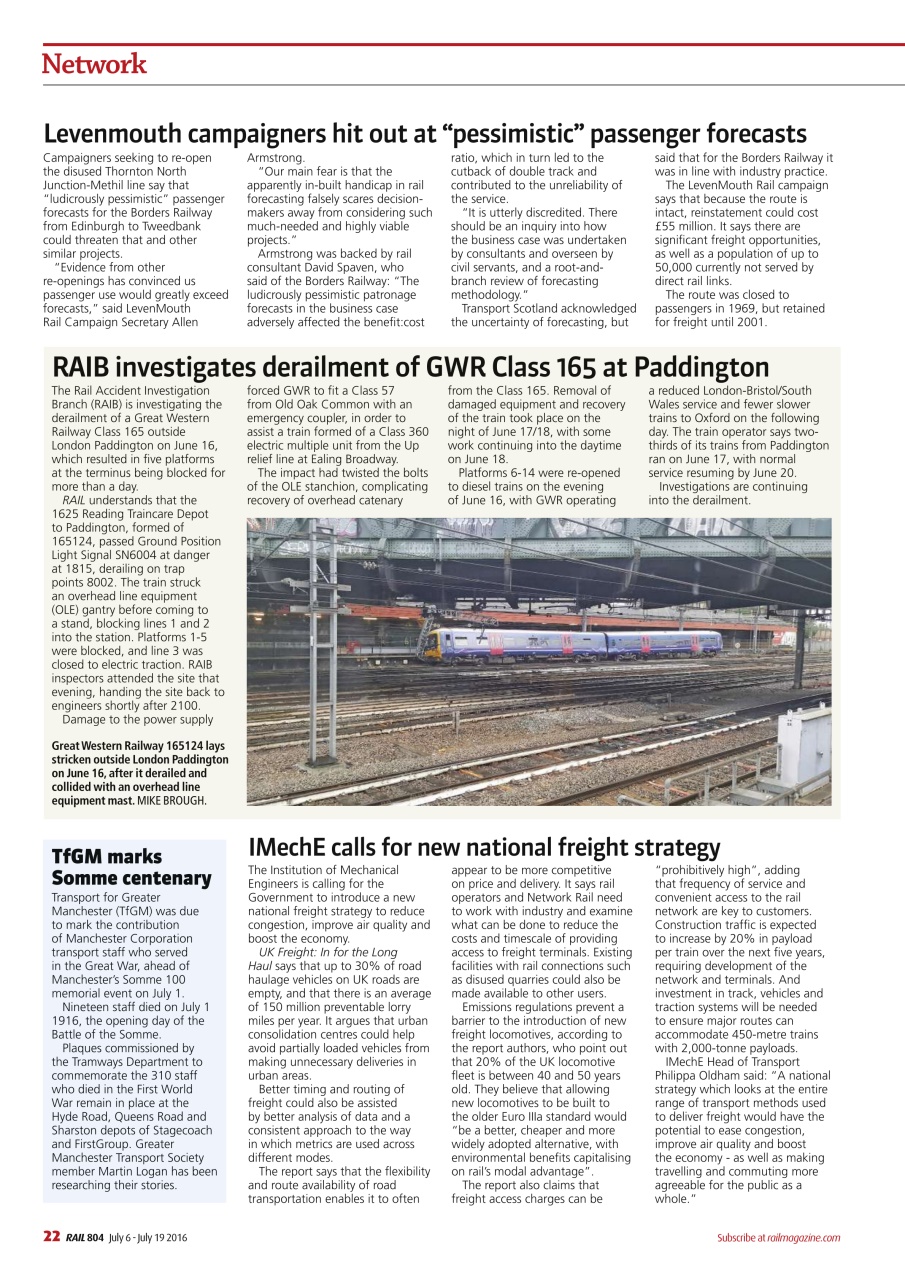 Rail Preview Pages