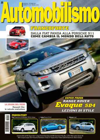 Automobilismo issue Automobilismo 10-2011