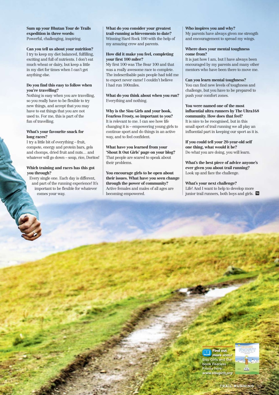 Trail Running Preview Pages