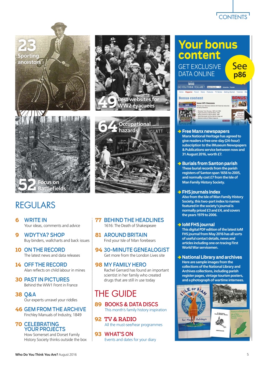 Who Do You Think You Are? Preview Pages