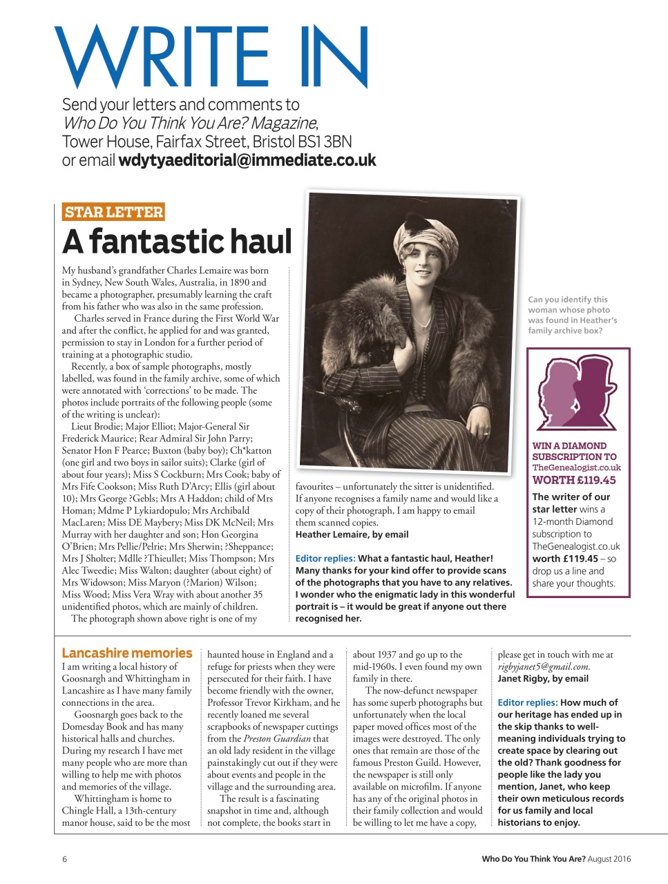 Who Do You Think You Are? Preview Pages