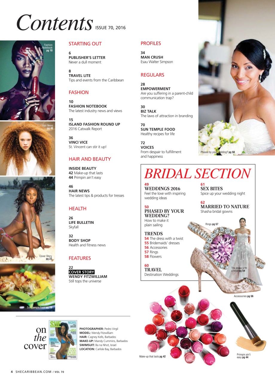 She Caribbean Preview Pages