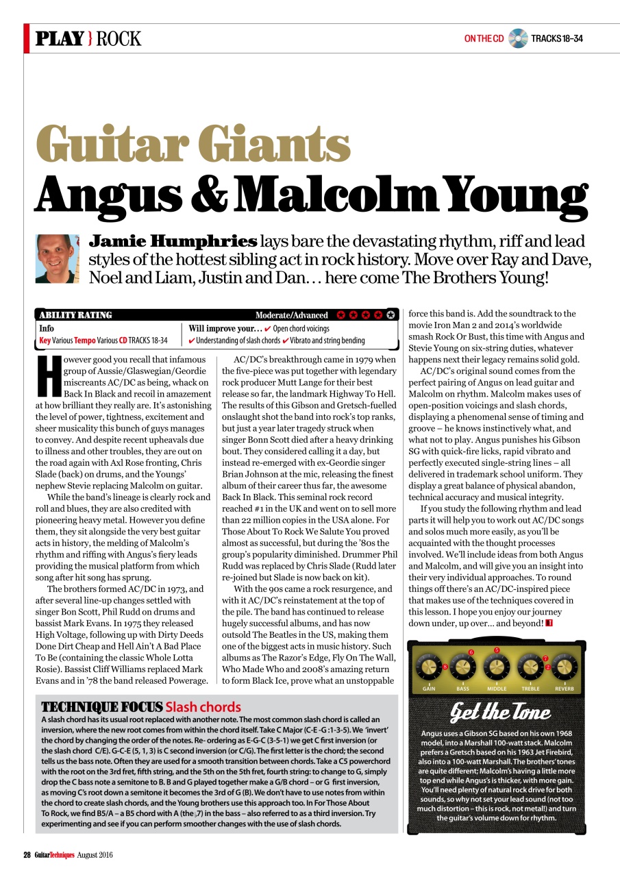 Guitar Techniques Preview Pages