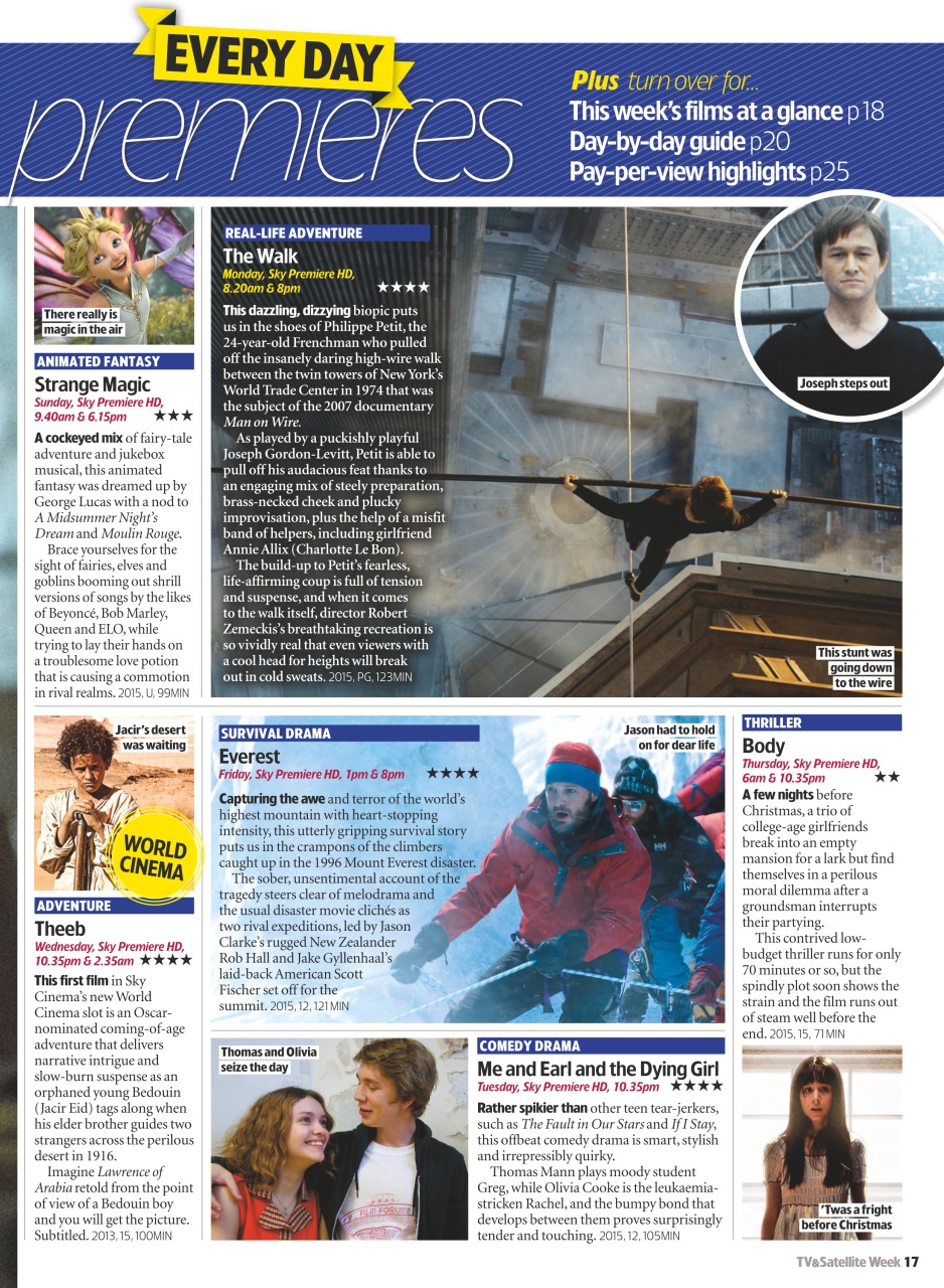TV & Satellite Week Preview Pages