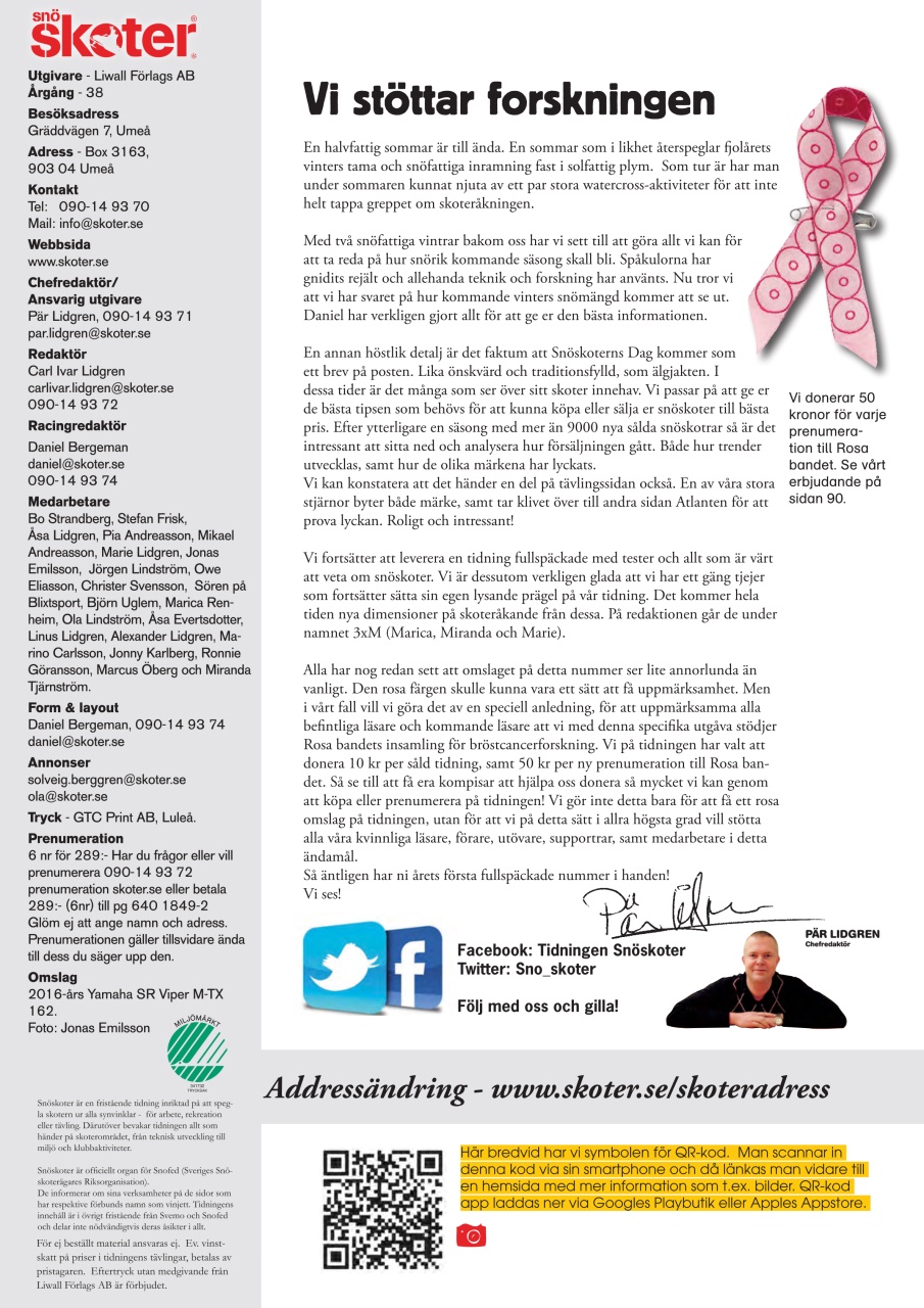 Tidningen Snöskoter Preview Pages