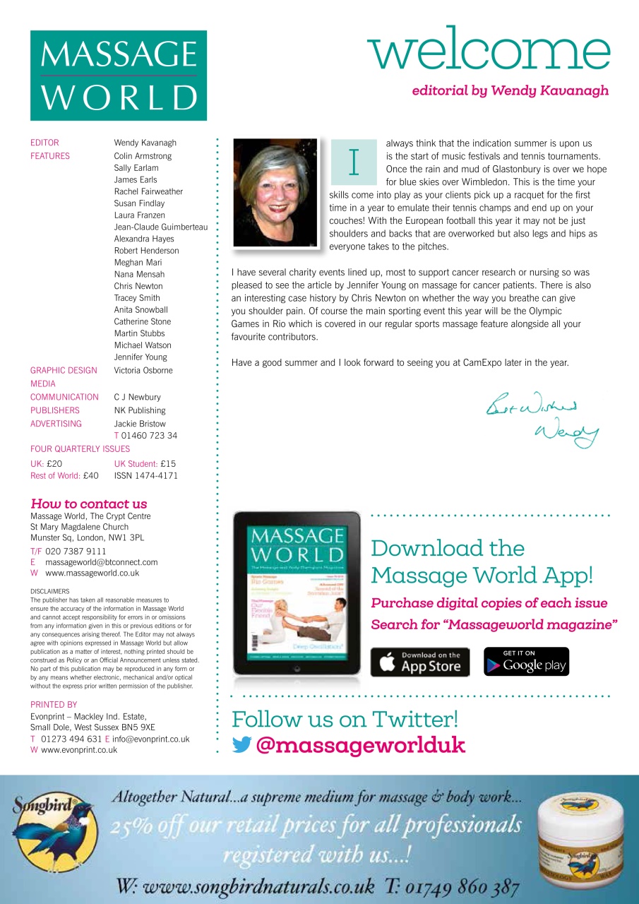 Massage World Preview Pages