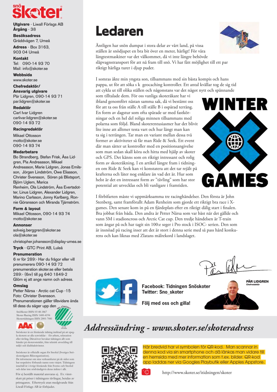 Tidningen Snöskoter Preview Pages