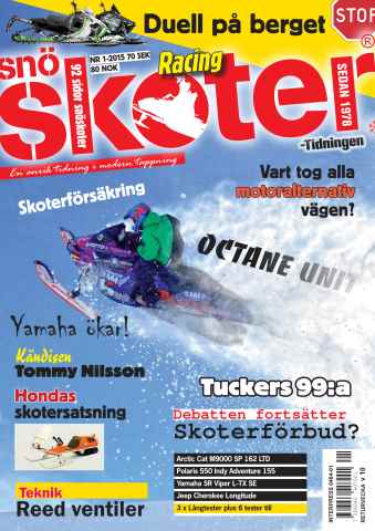 Tidningen Snöskoter issue 1-2015
